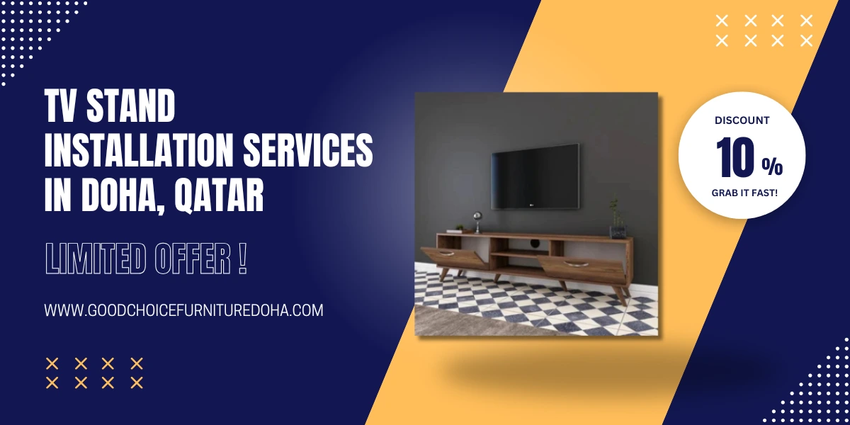 TV stand Installation services in doha