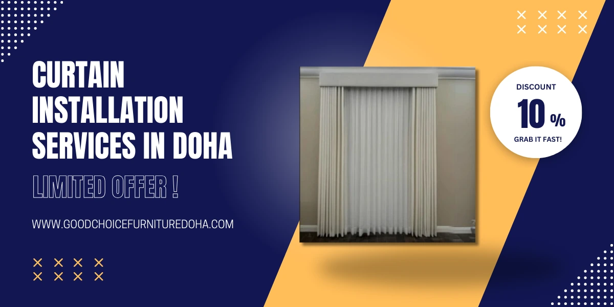 curtain installation services in doha